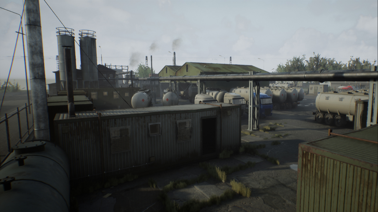 Tank Cleaning Center车间工厂工业基地环境场景