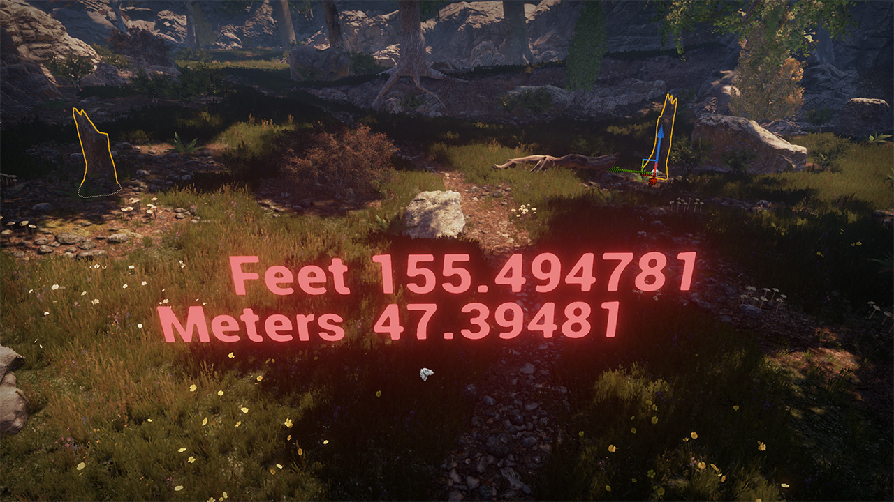 Distance Measuring Tool距离圆周测量工具蓝图