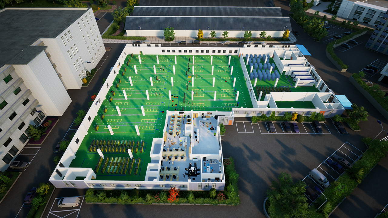 智慧工厂电子产品生产线001场景包