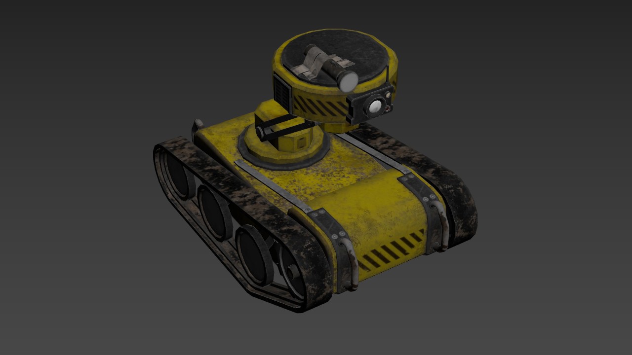 履带探测机器人001