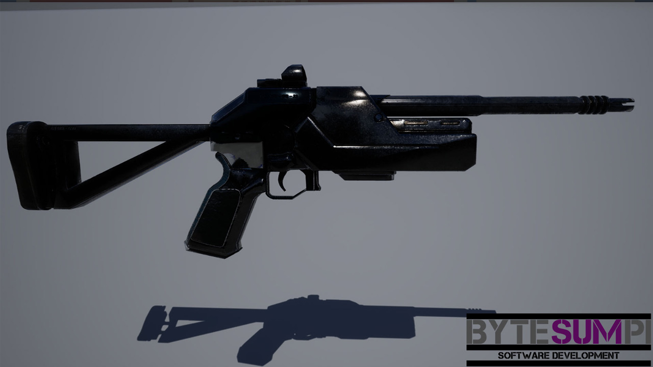 Scifi Gun Pack B 写实精品步枪机械手枪武器道具资源包