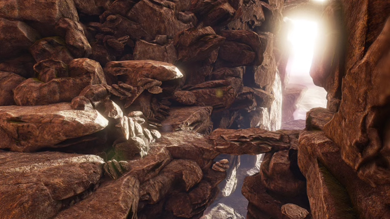 Sculpted Rock Pack写实雕刻岩石石头巨石石碓道具资源包