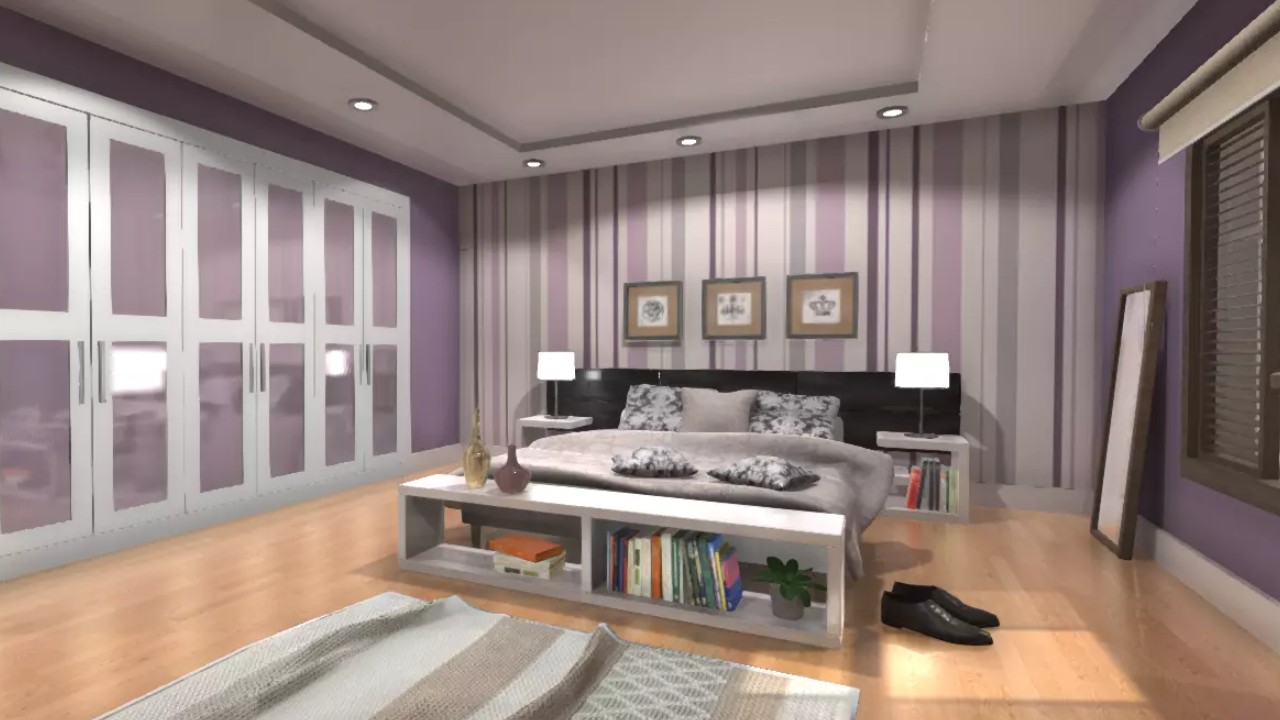 Modern Bedroom 2现代卧室场景包
