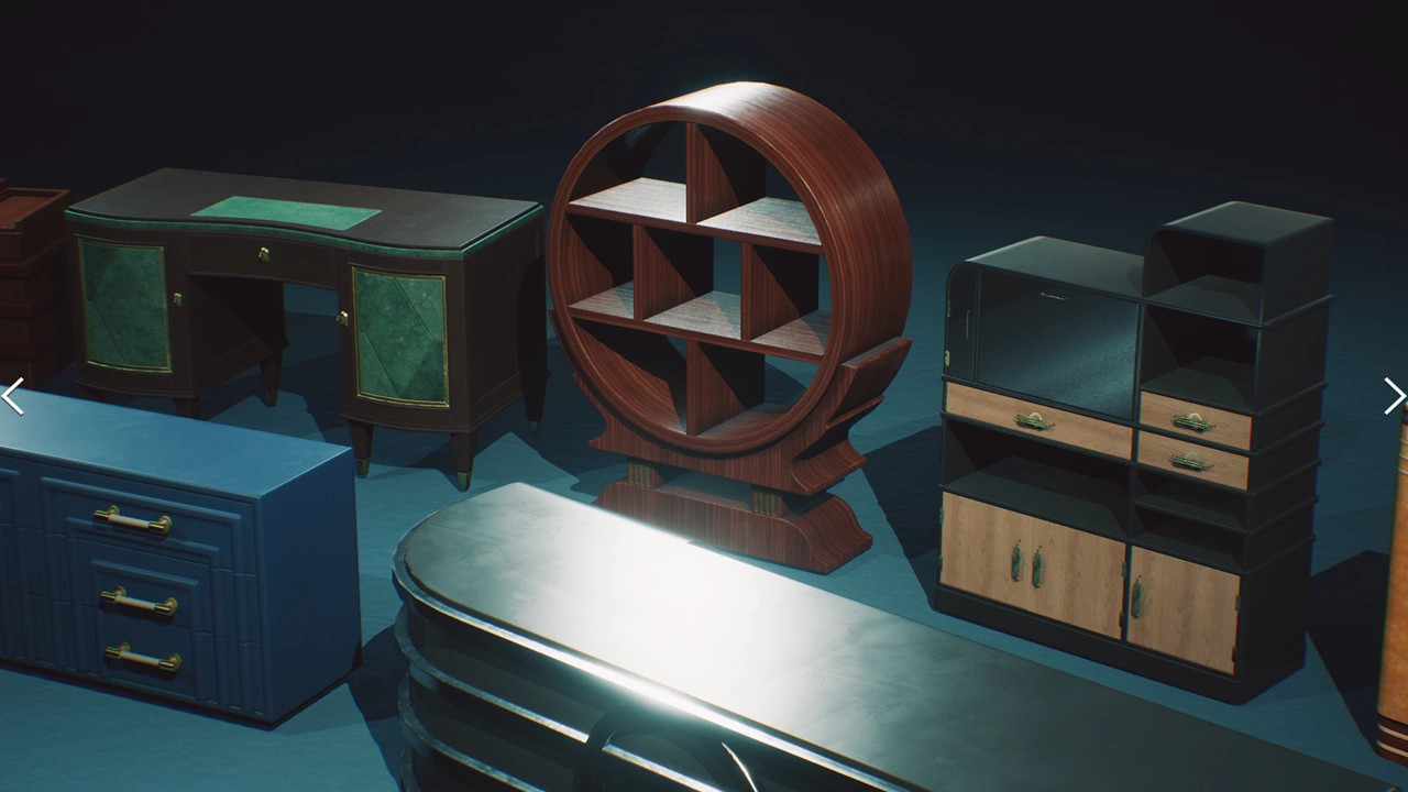 Art Deco Furniture and Props VOL.3 各类室内家具资源包V3