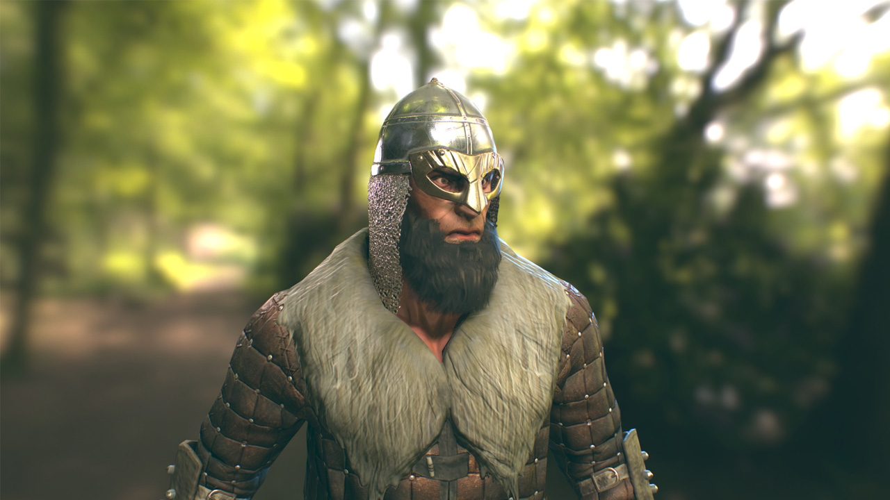 Viking Ulf中世纪维京士兵虚幻4战士人物角色模型