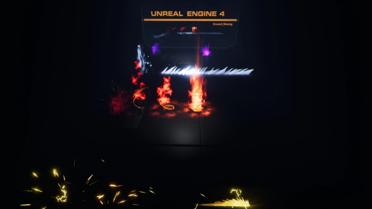 GOOD Particle Projectile多种拖尾光效技能粒子特效