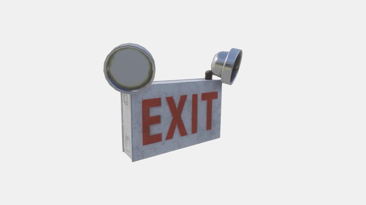 安全通道指示灯001