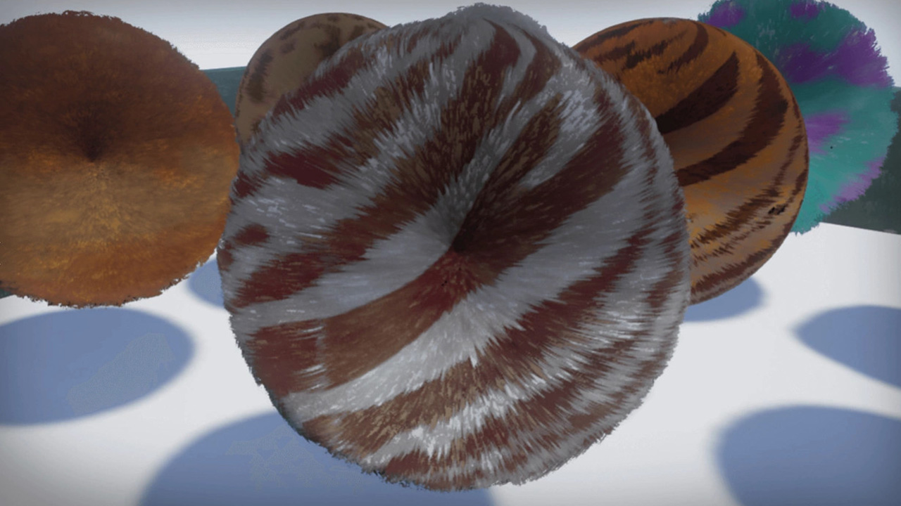 Advanced Fur Shader高级毛发皮绒毛绒布料材质