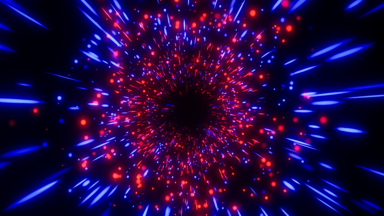 Easy Space VFX时空隧道穿梭洞空间粒子宇宙特效