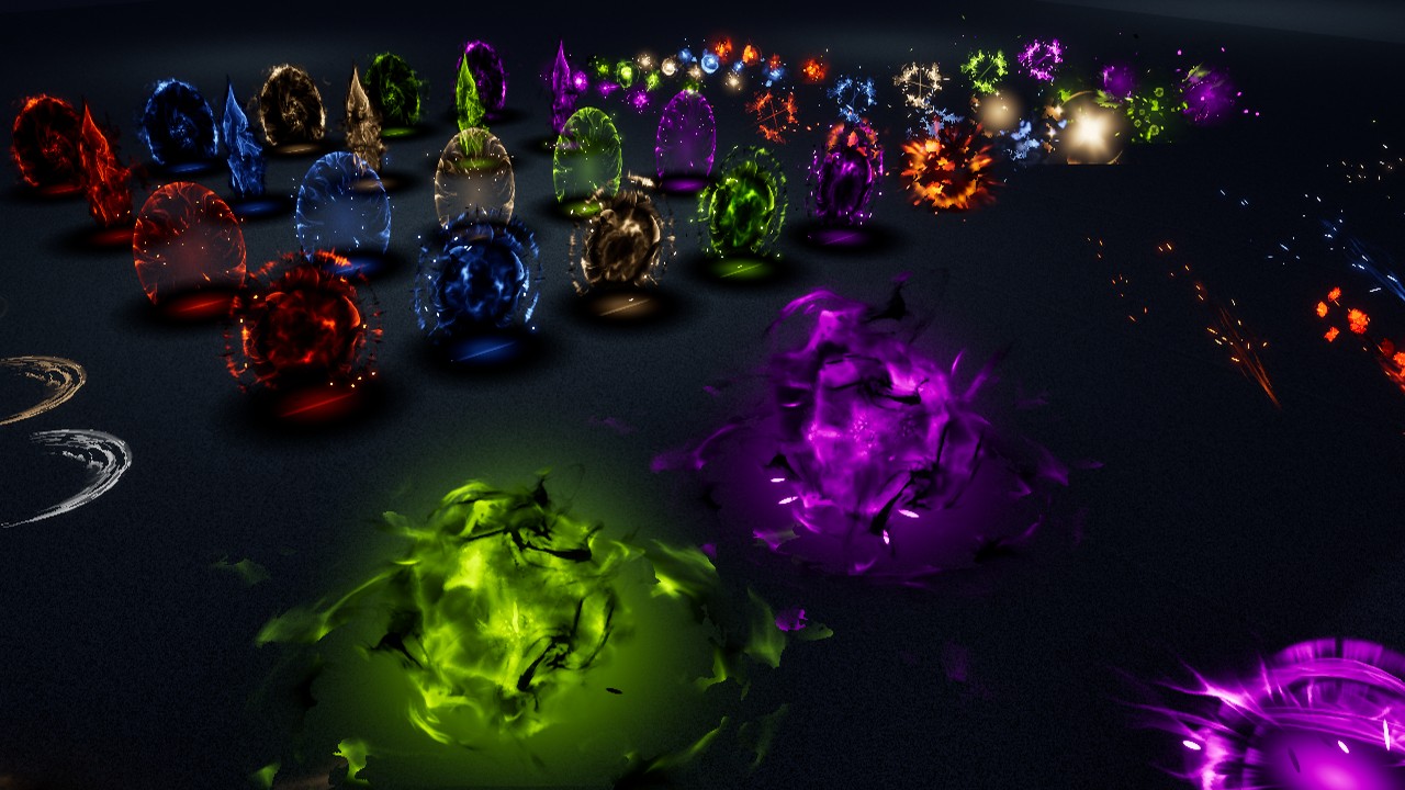 FANTASY VFX COLLECTION刀光剑光拖尾大招升级特效