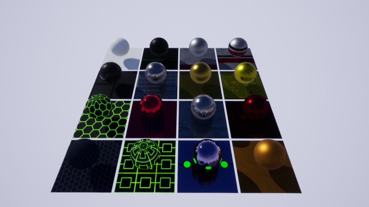 Metal Sci Fi PBR Material Pack金属物体