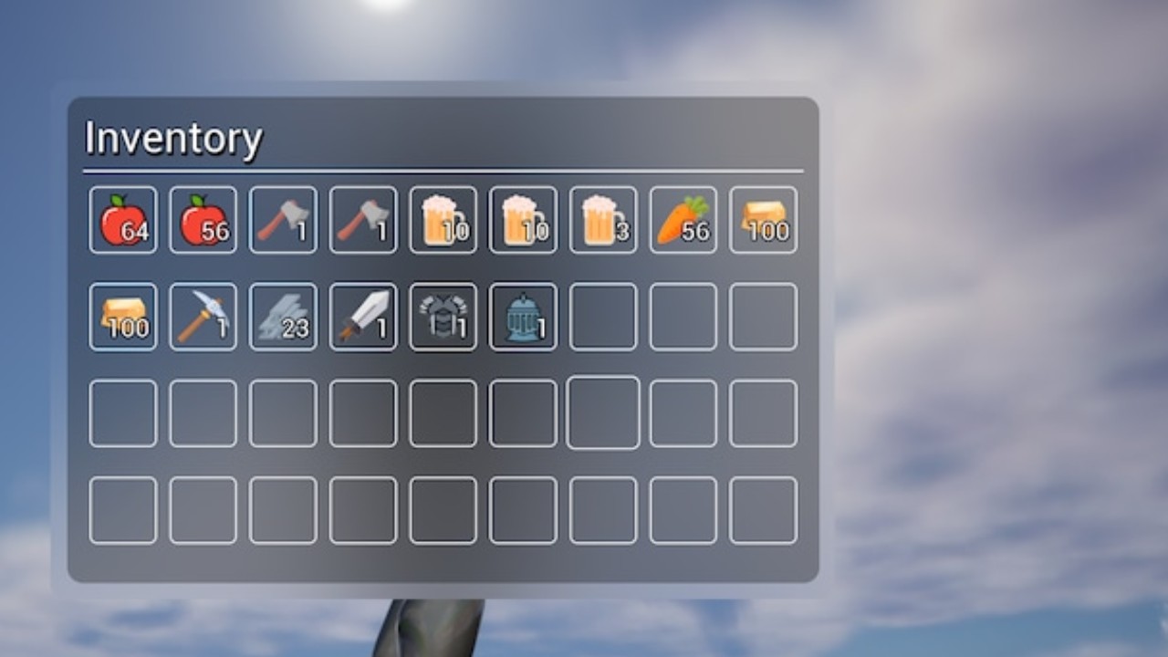 Blue print Inventory System清单系统