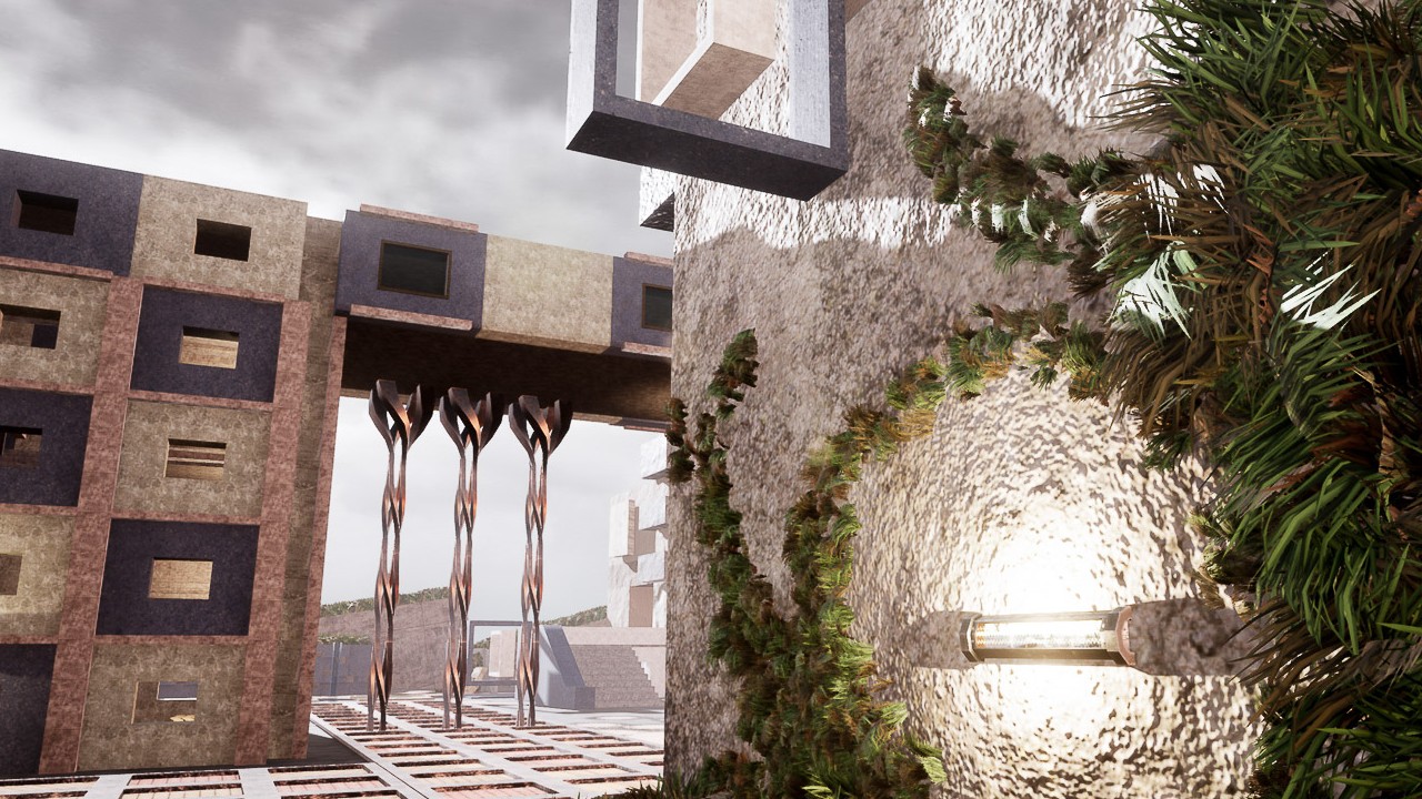 Utopian City乌托邦风格市建筑楼宇环境