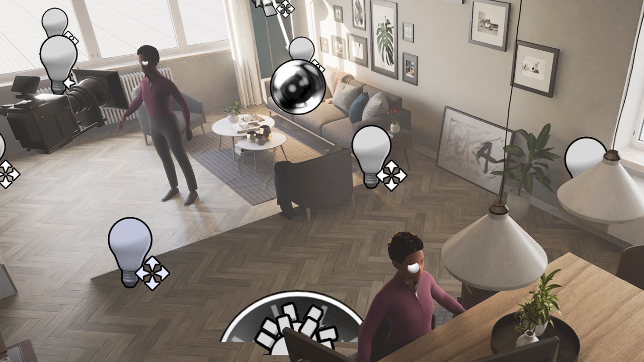 室内光线追踪过场动画光源