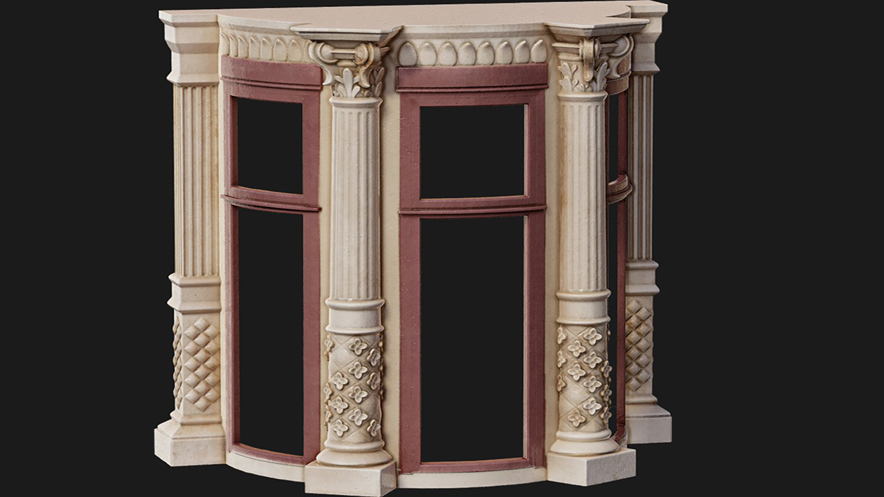 扫描资产_墙面组件034