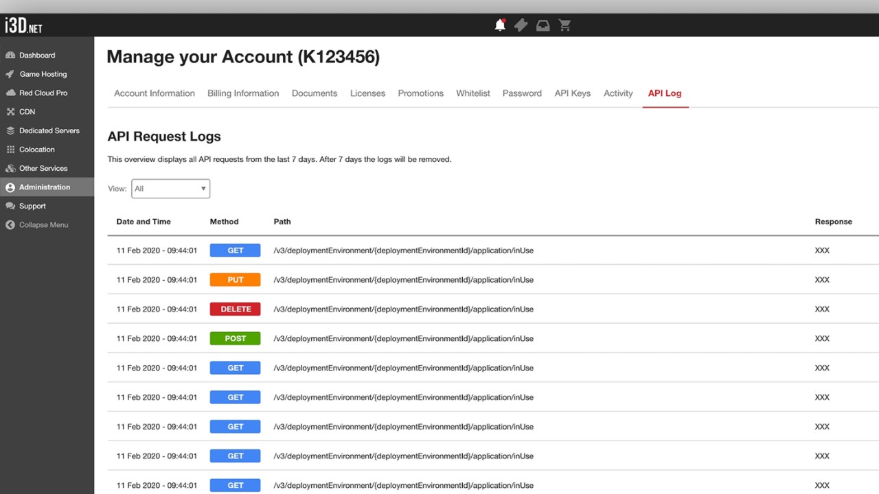Game Hosting Platform SDK i3D.net游戏服务器SDK