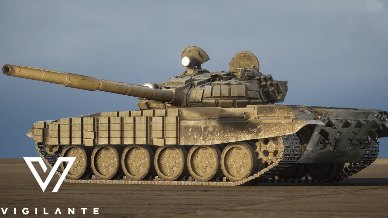 Tank T72B (East)模型