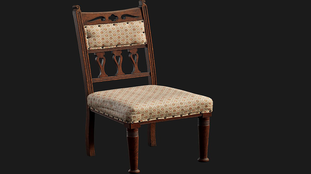 扫描资产_木质椅子029