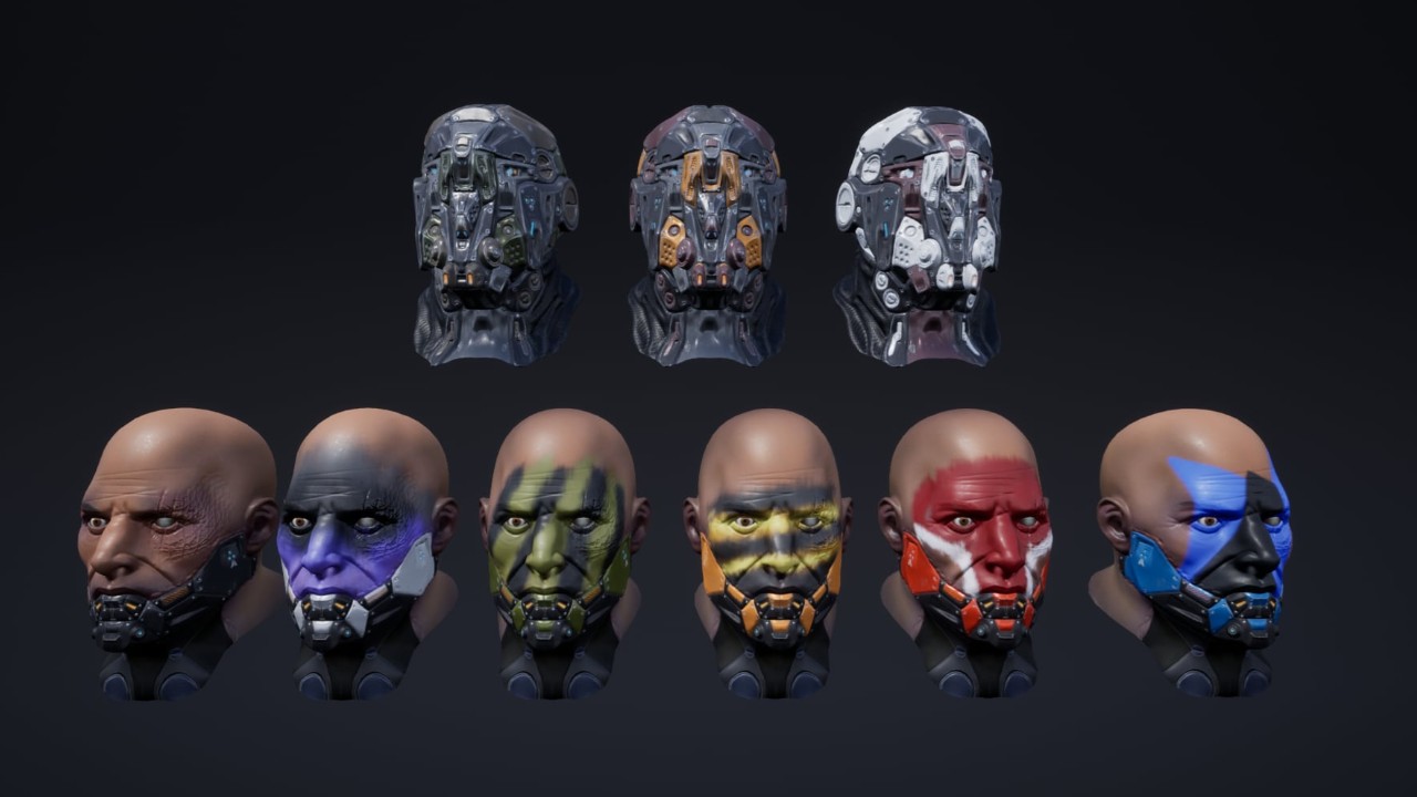 Sci-Fi Character 08 (Renegade)科幻风格角色