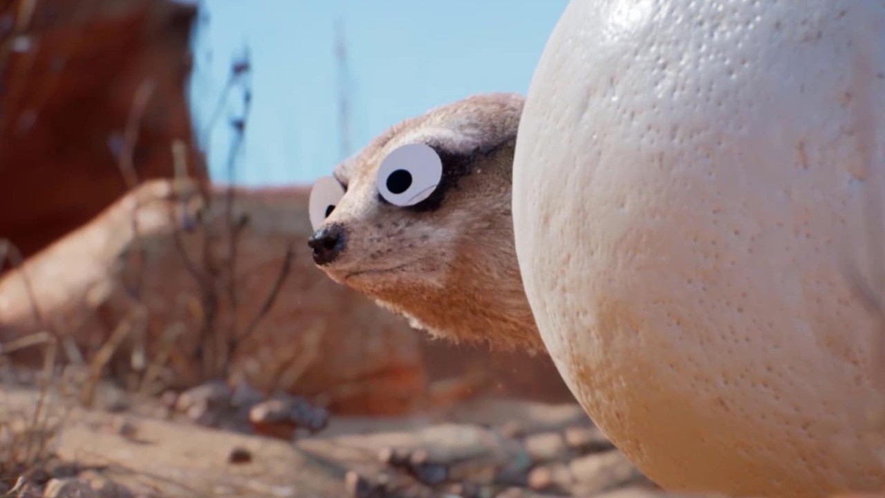 奇趣跳动的球状眼球