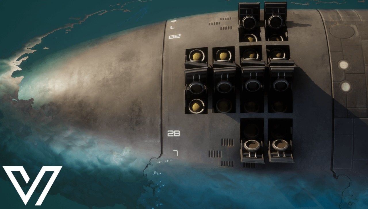 Los Angeles-class SSN (West)核动力攻击潜艇模型包