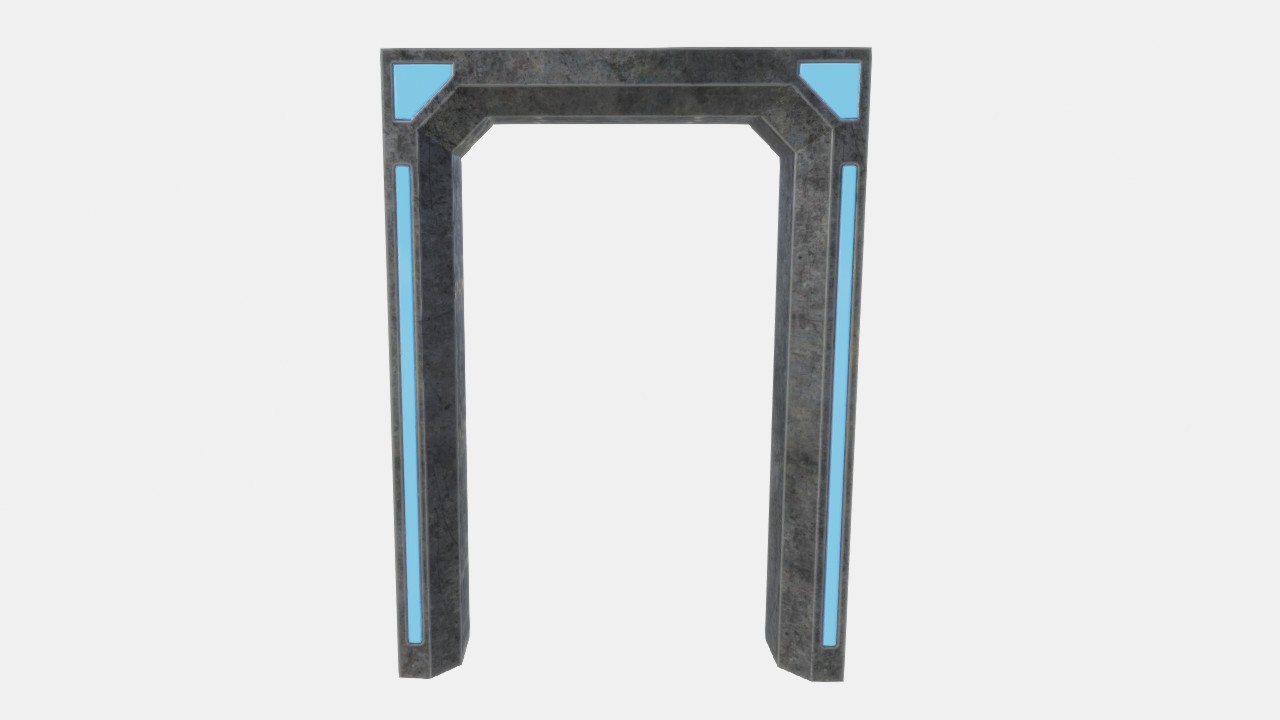 科幻机械铁门004