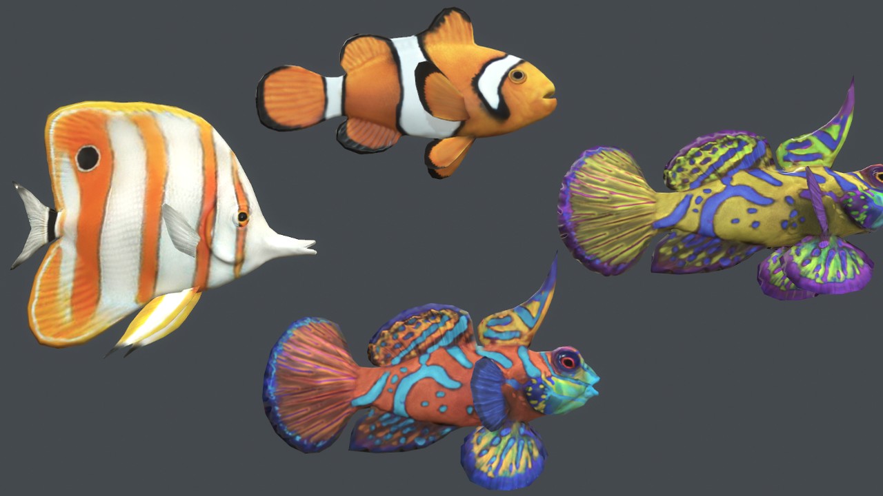 Underwater Life 48种水下动物景观