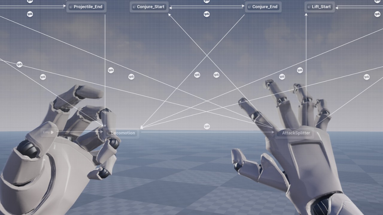 First-Person Mage Animation Set第一人称法师动画集