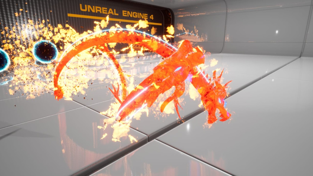 Dragon Abilities高品质的尼亚加拉和级联效果与龙动画