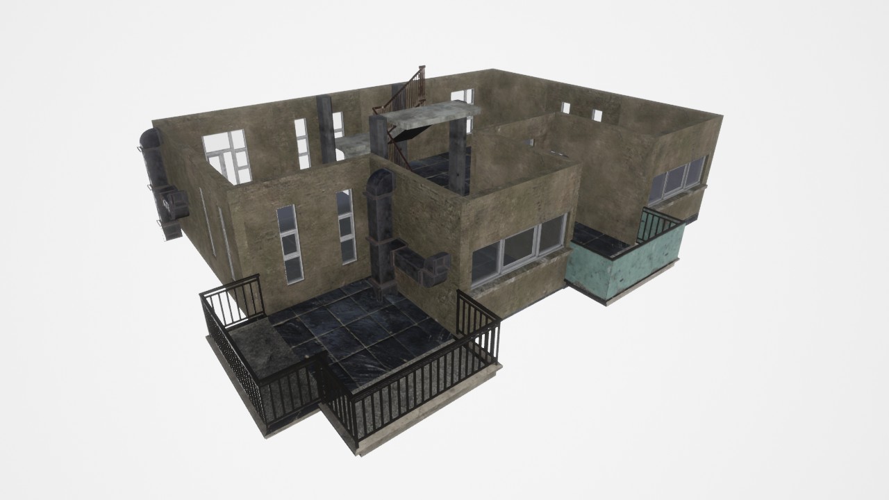 组合模型_房屋组件007