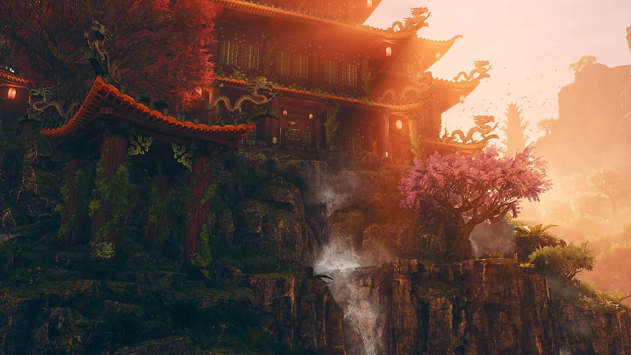 Asian Temple Pack by Meshingun Studio国风山脉武侠场景