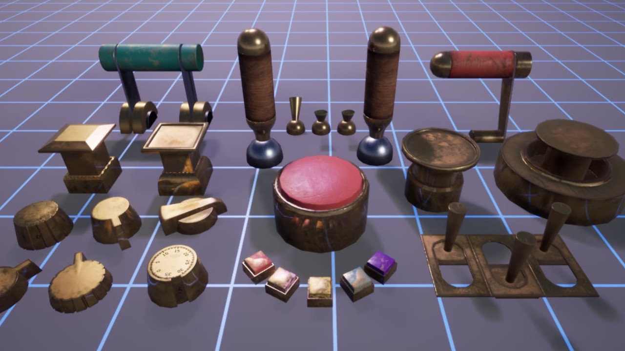 Buttons, Levers, Knobs – A customizable puzzles asset-pack自定义拼图资源包
