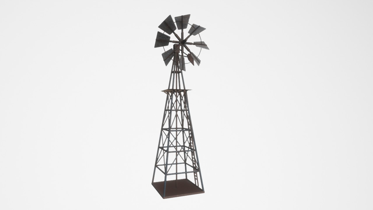 组合模型_风车001