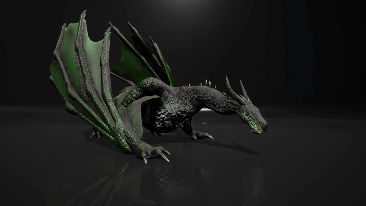 Dragon (Wyvern)远古龙模型