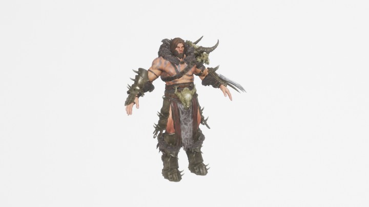 组合模型_部落战士001