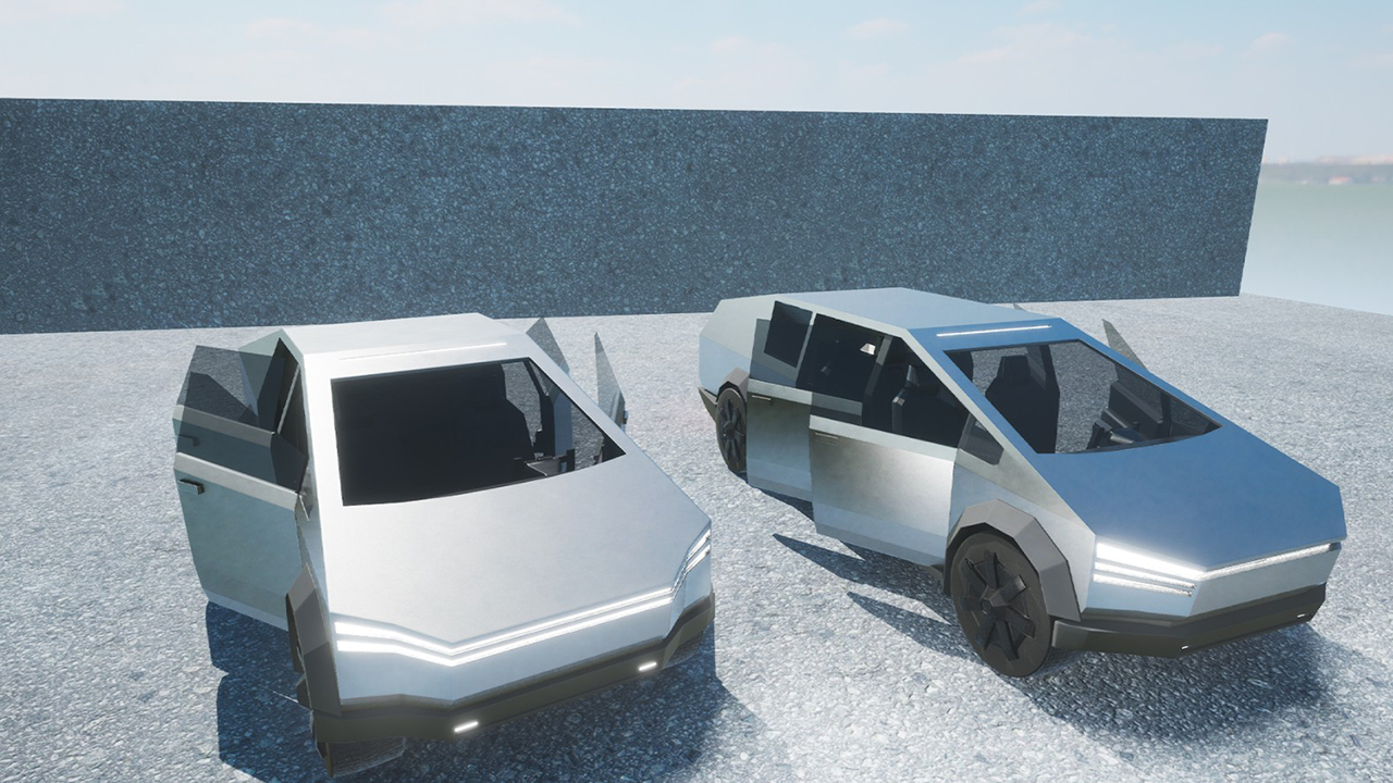 Drivable Cyber Cars可驾驶的赛博朋克车