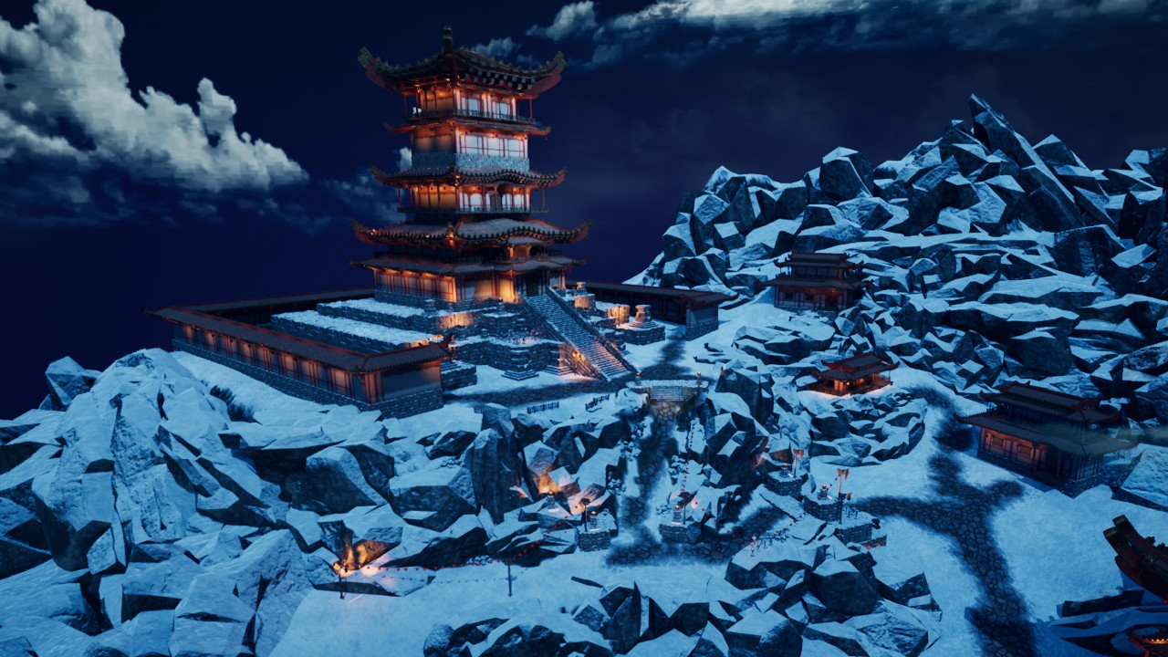 次世代雪山神殿场景