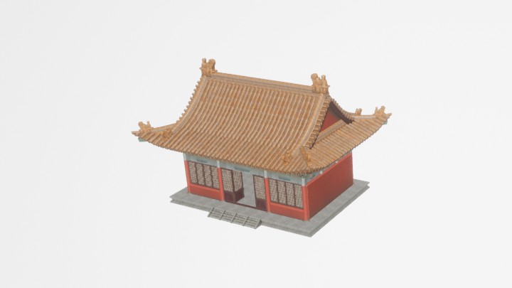 组合模型_中式建筑003