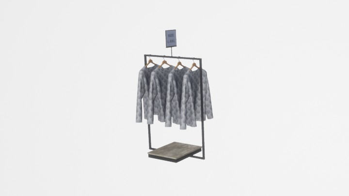 组合模型_衣架013