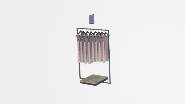 组合模型_衣架015