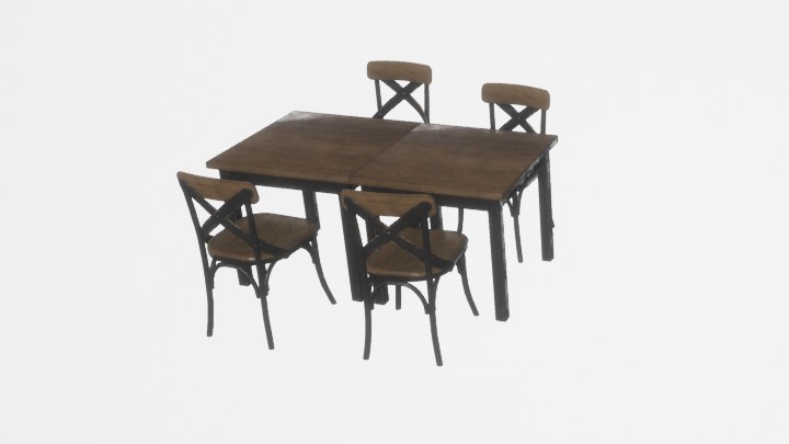 组合模型_桌椅001