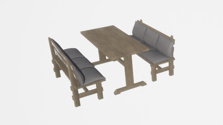 组合模型_桌椅002