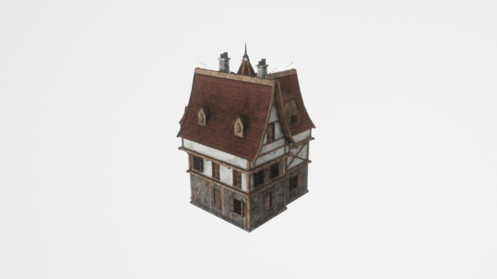 组合模型_建筑073