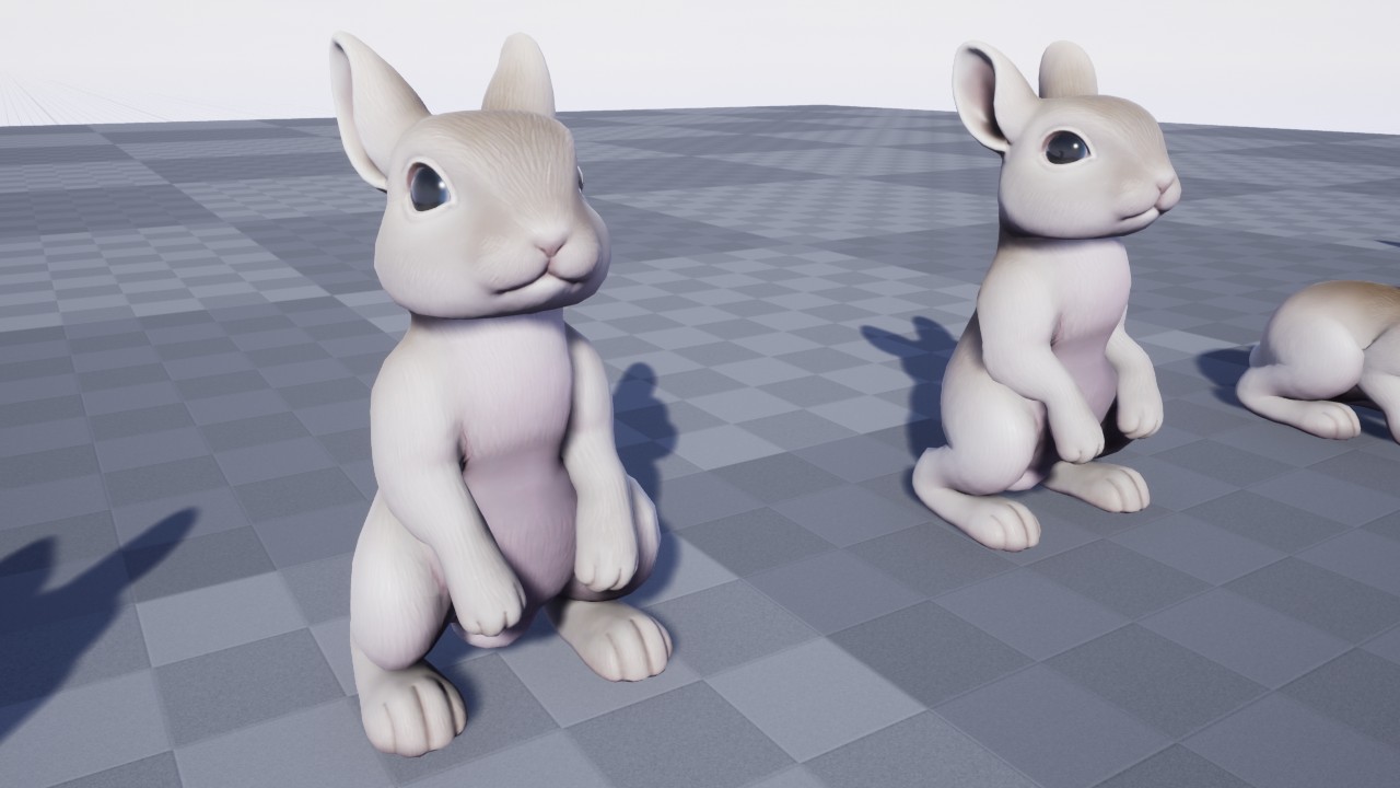 Bunny by IPeunov可爱的小兔子