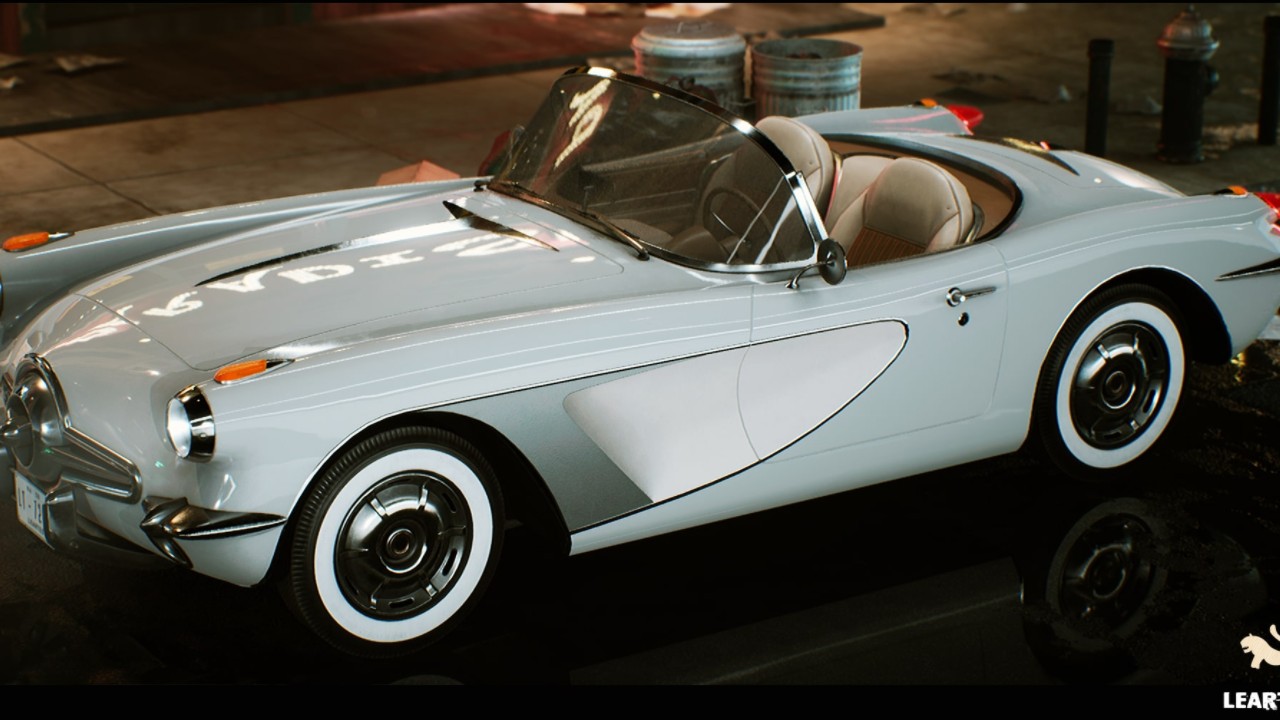 Classic Sport Car 01可控的经典跑车资产包