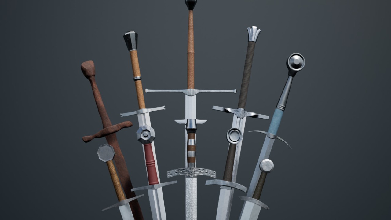 Medieval Sword Pack高品质中世纪剑