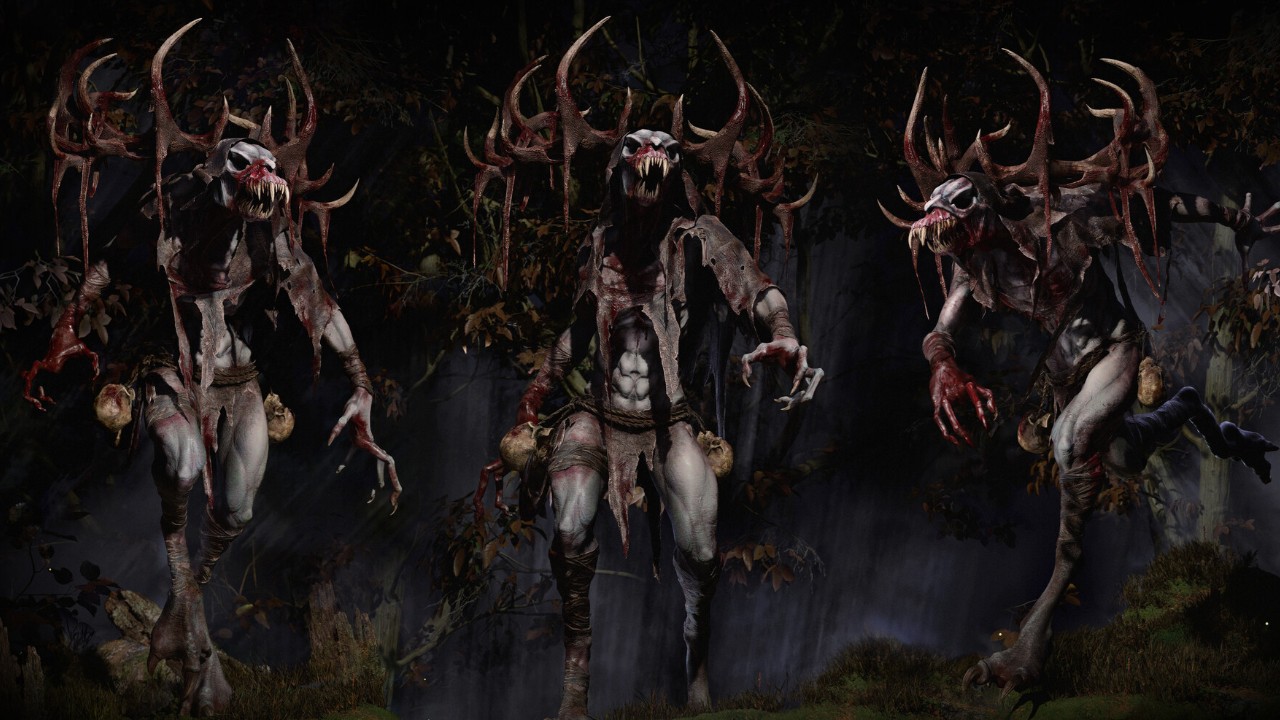 Wendigo by FireFlies写实温迪戈怪物模型