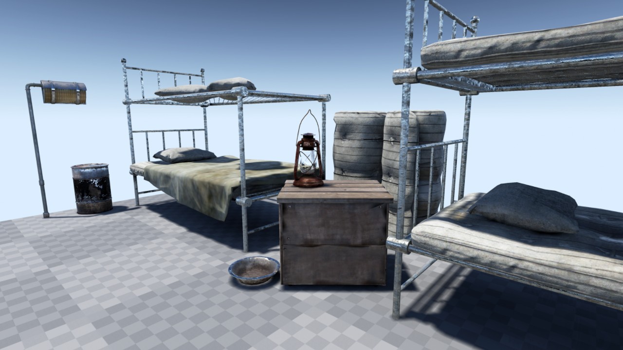 Urban Interior Props Pack城市室内道具包