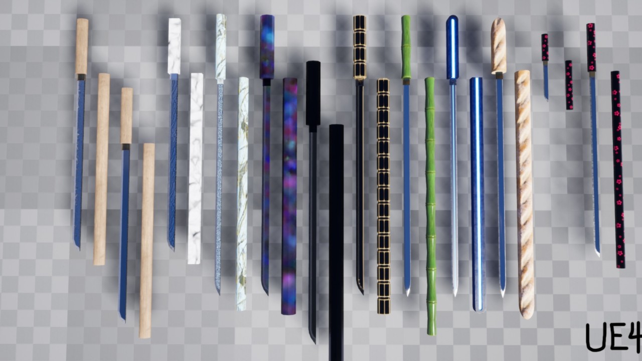 Stylized Straight Sword程式化的直剑