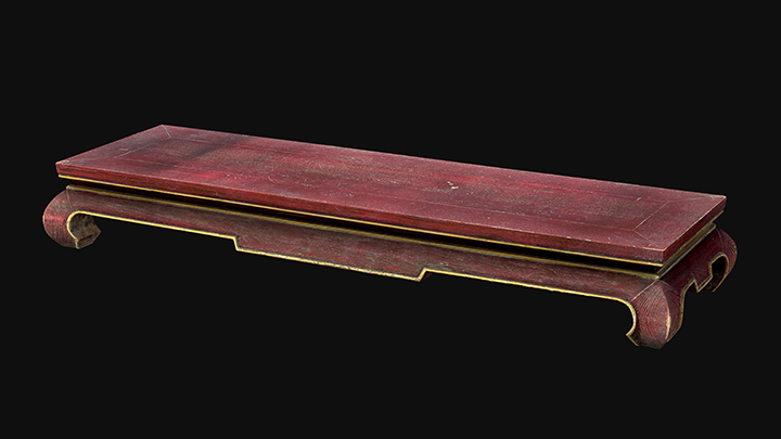 扫描资产_中式矮木桌001